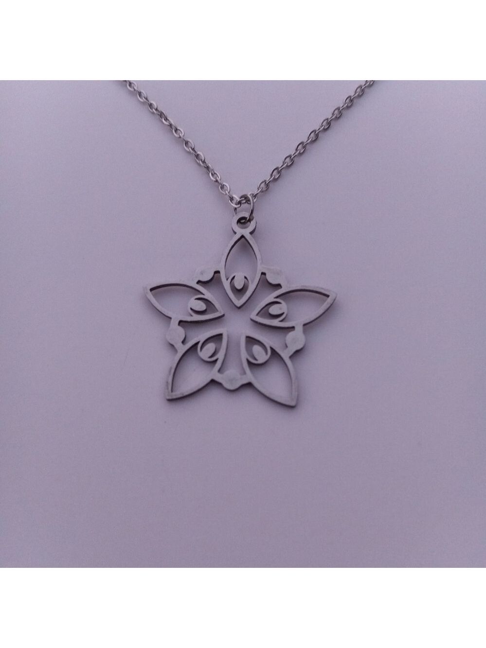 ❤️ 2/$20 Stainless Steel Flower Necklace, Style One